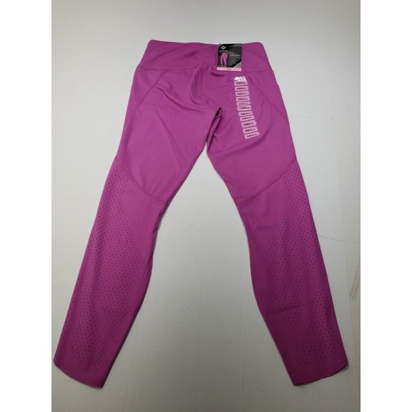 Members Mark Women's Active Perforated Pocket Leggings High Waist Pink Small NWT - Picture 5 of 7